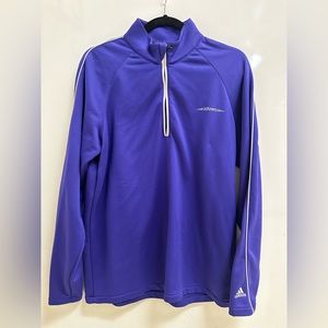 Adidas Unisex Quarter Zip Golf Pullover Size M